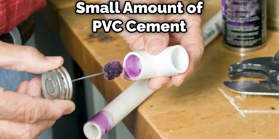 Small Amount of PVC Cement