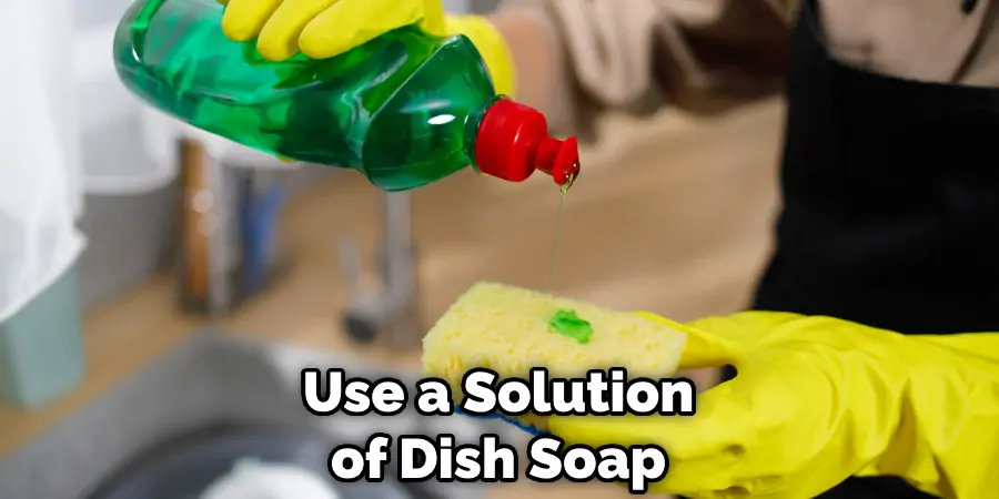 Use a Solution of Dish Soap