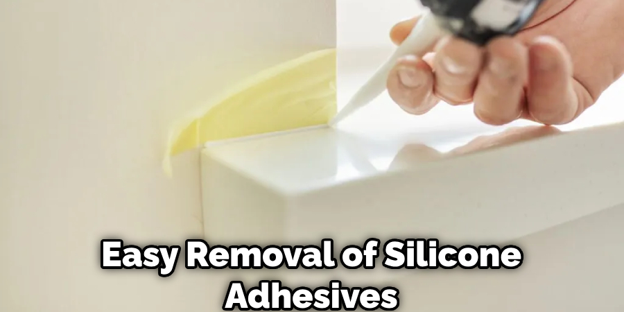 Easy Removal of Silicone Adhesives