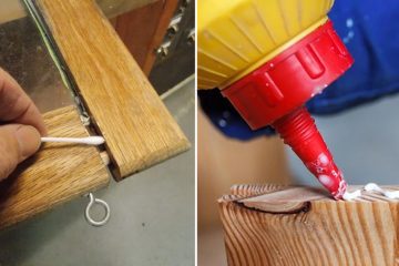 How to Glue Glass to Wood