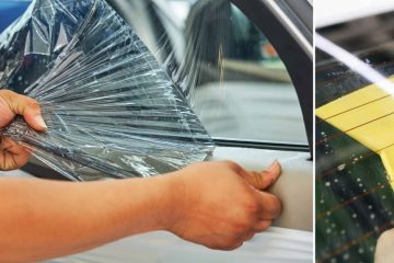 How to Remove Tint Glue From Car Window