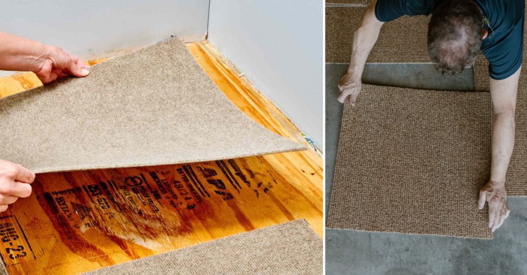 How to Install Carpet Tiles Without Glue