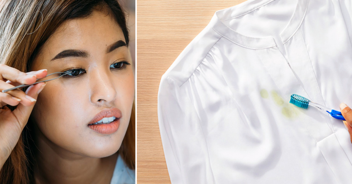 How to Get Eyelash Glue Off of Clothes