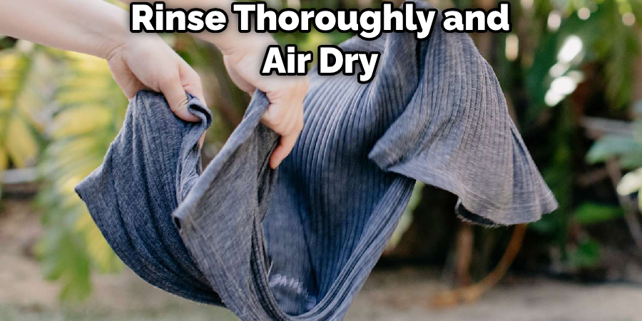 Rinse Thoroughly and Air Dry