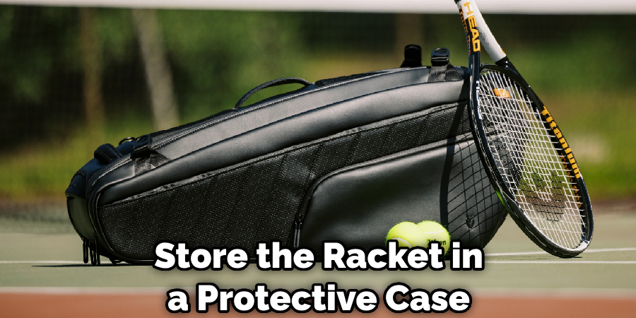 Store the Racket in a Protective Case